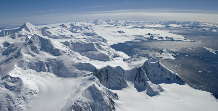 Rothera Station can be found towards the top right of this image , see it?