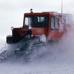 Sno-Cat at speed at Halley