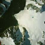 Aerial photograph of part of the Antarctic Peninsula