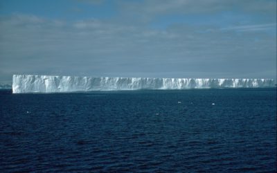 Tabular iceberg off the South Orkney Islands