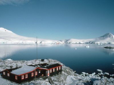 A research base by the sea