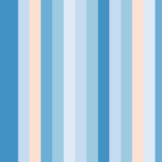 Chart showing climate temperature records from the Arctic in a blue to red colour scale