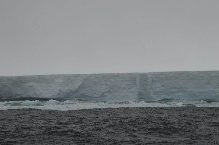 A body of water next to the ocean